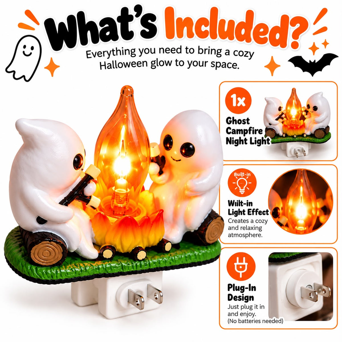 Ghost Campfire Night Light™
